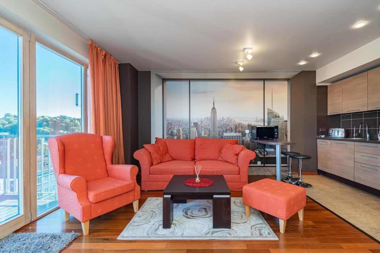 Panoramic City Centre Apartment By Polo Apartments Kaunas Ngoại thất bức ảnh
