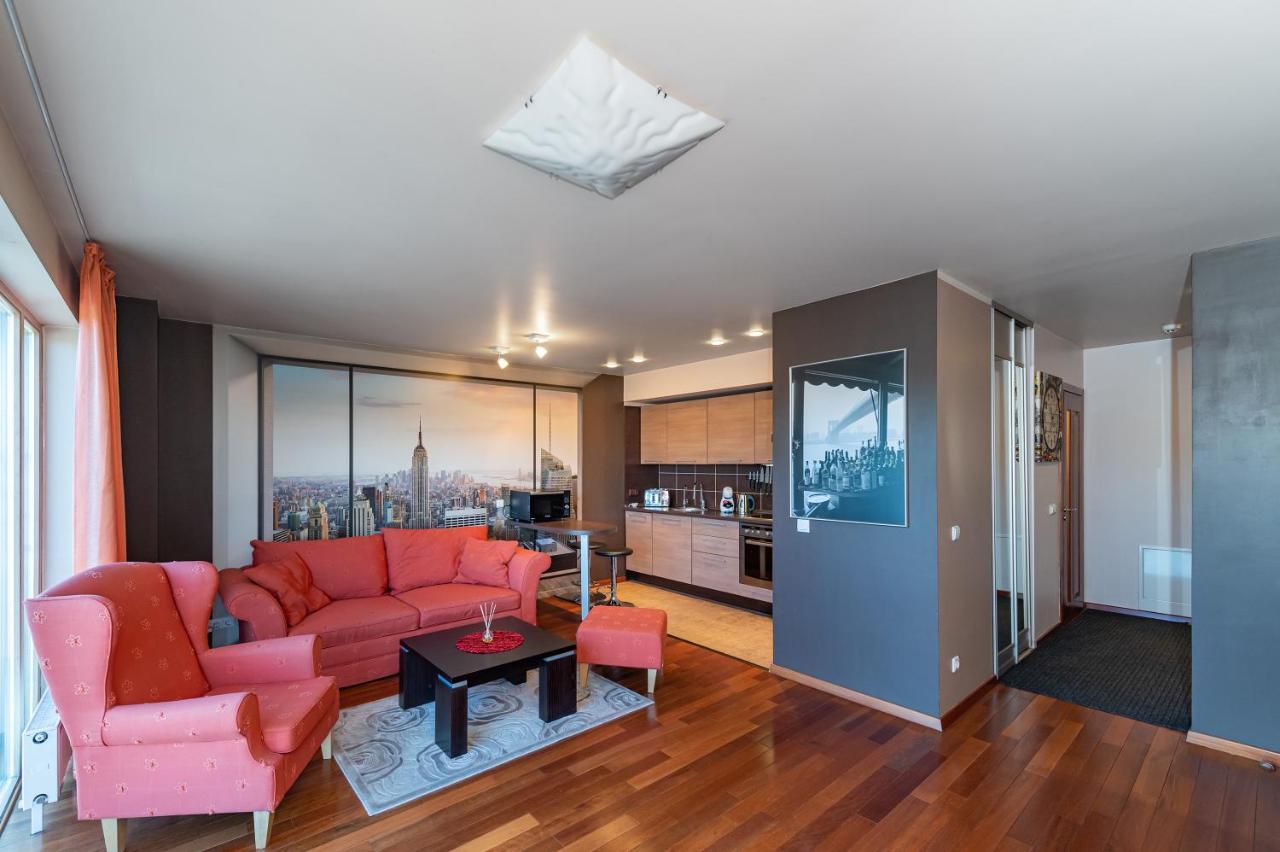Panoramic City Centre Apartment By Polo Apartments Kaunas Ngoại thất bức ảnh